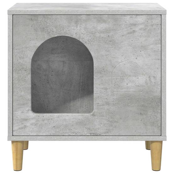 Vidaxl - Maison pour chat Béton 51 x 30 x 52 cm Bois d'ingénierie vidaXL 8000665 - Image 6