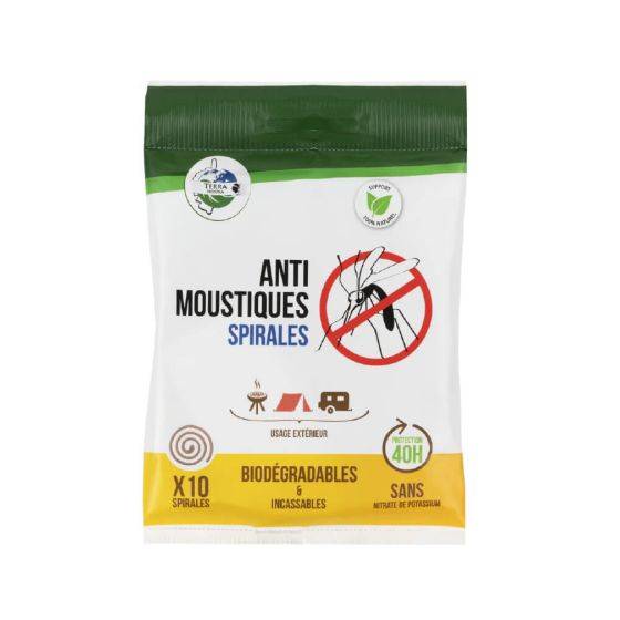 Terra Nostra - Spirales anti-moustiques biodégradables - 40 h x10 - Imagen 1