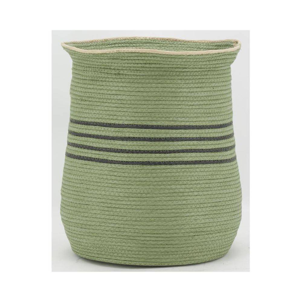 Aubry Gaspard - Cache-pots  en jonc vert (lot de 2) - Imagen 4
