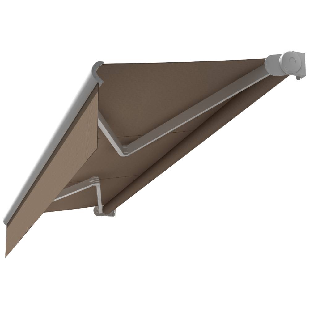 Intersun - Store banne loggia AMARITE 3,00x2,00 M (Motorisé et Interrupteur - Blanc - Taupe) - INTERSUN - Imagen 1