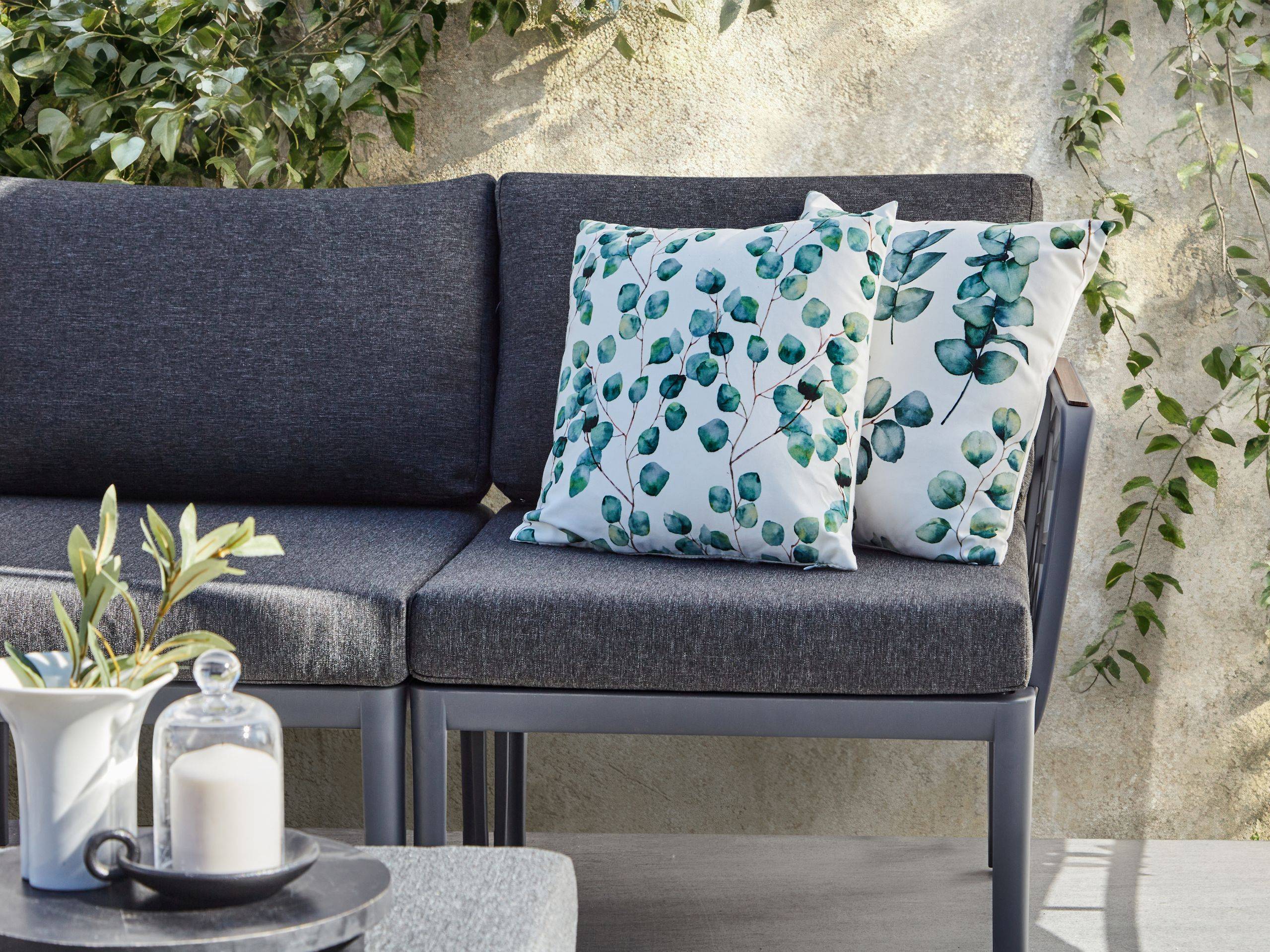 Beliani - Coussin d'extérieur Polyester Vert BOSQUE - 45x45x12- Beliani - Image 1