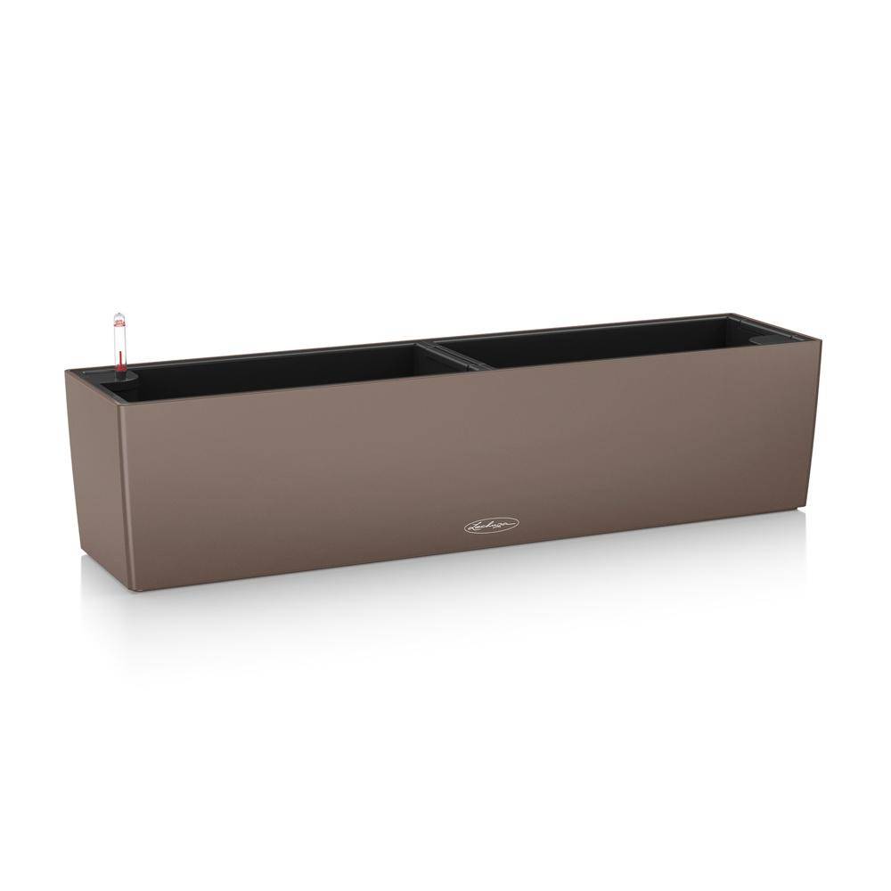 Lechuza - Pot Balconera Color 80 - kit complet, muscade - 80 cm Lechuza - Imagen 1