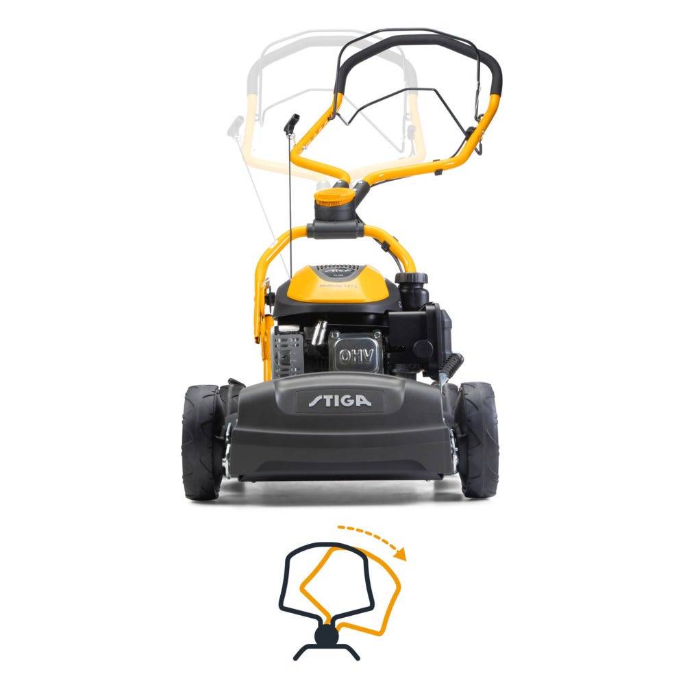Stiga - Tondeuse MULTICLIP 547 S, 123cc, largeur 45 cm, mulching - STIGA - Image 10