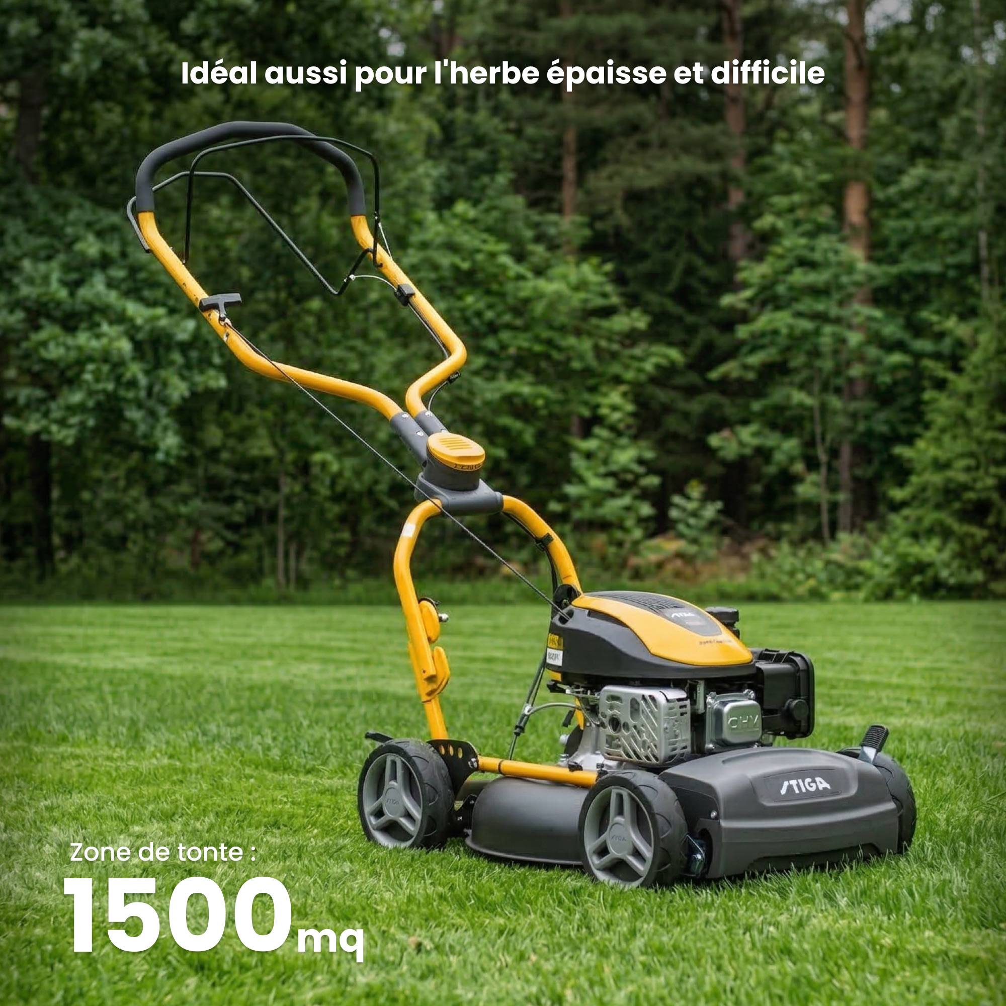 Stiga - Tondeuse MULTICLIP 547 S, 123cc, largeur 45 cm, mulching - STIGA - Image 3