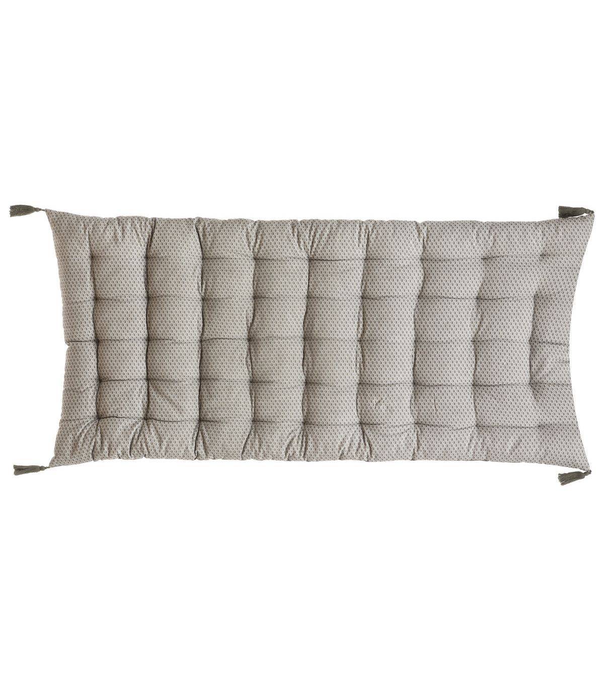 Matelas de Sol Vert Kaki avec Pompons 60 x 120 cm - Image 1