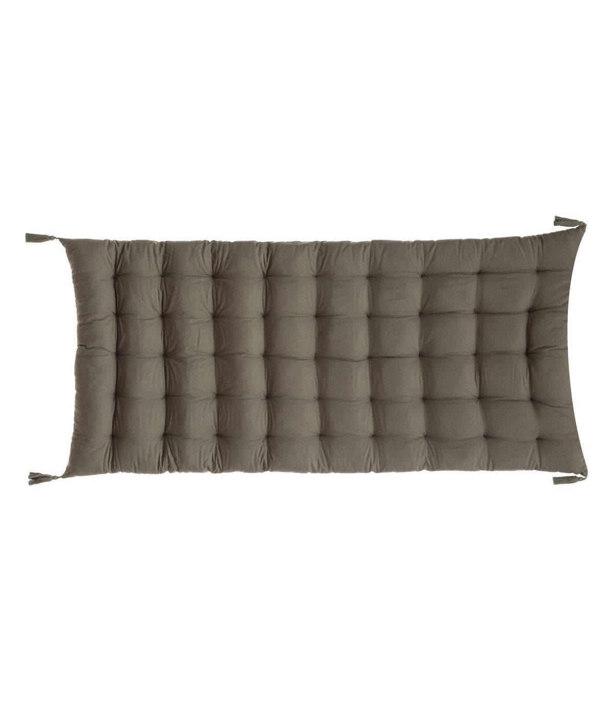 Matelas de Sol Vert Kaki avec Pompons 60 x 120 cm - Image 2