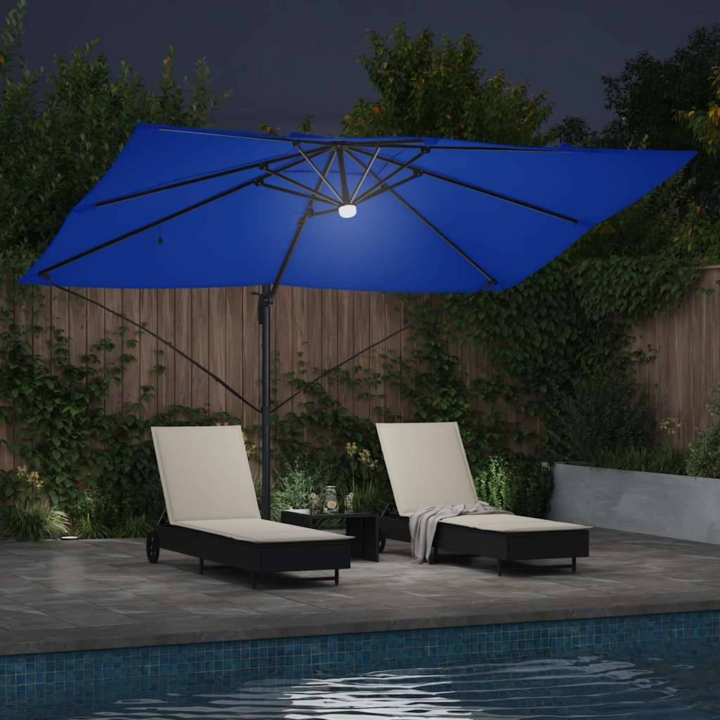 Maison Chic - Parasol de jardin | Parasol d'extérieur | Parasol Azur 351 x 250 x 253 cm Polyester et Aluminium Maison Chic - Image 4