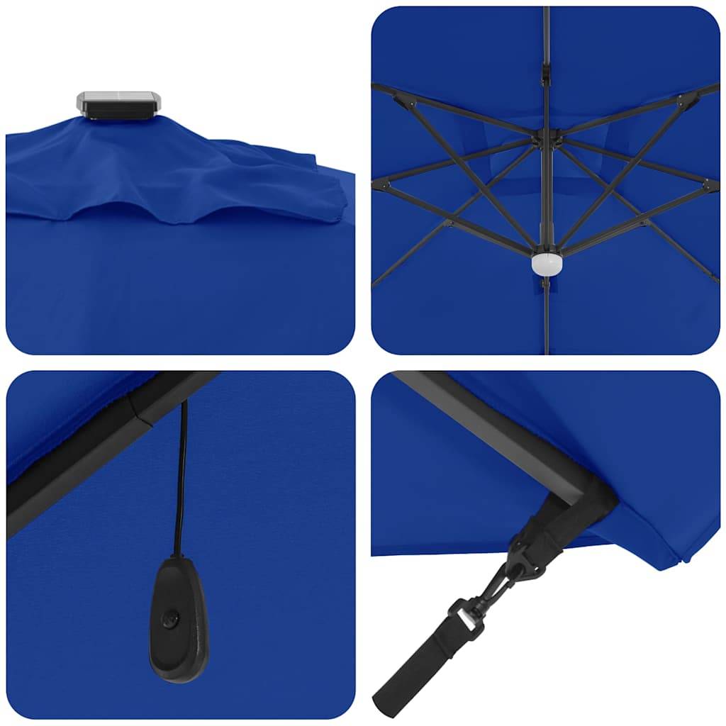 Maison Chic - Parasol de jardin | Parasol d'extérieur | Parasol Azur 351 x 250 x 253 cm Polyester et Aluminium Maison Chic - Image 9