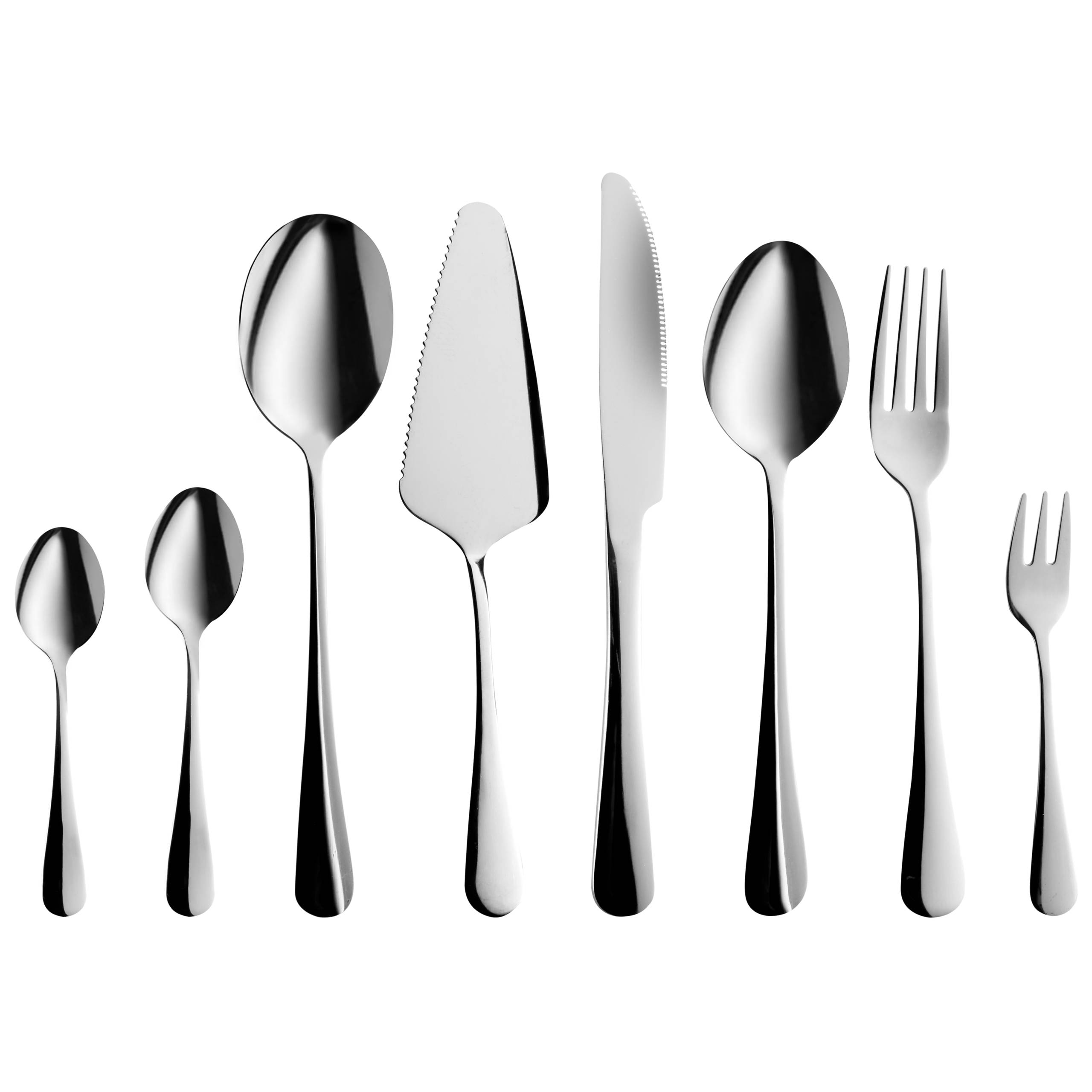 Beliani - Ensemble de couverts Acier inox Argenté ROTINI - 5x23x2- Beliani - Image 2