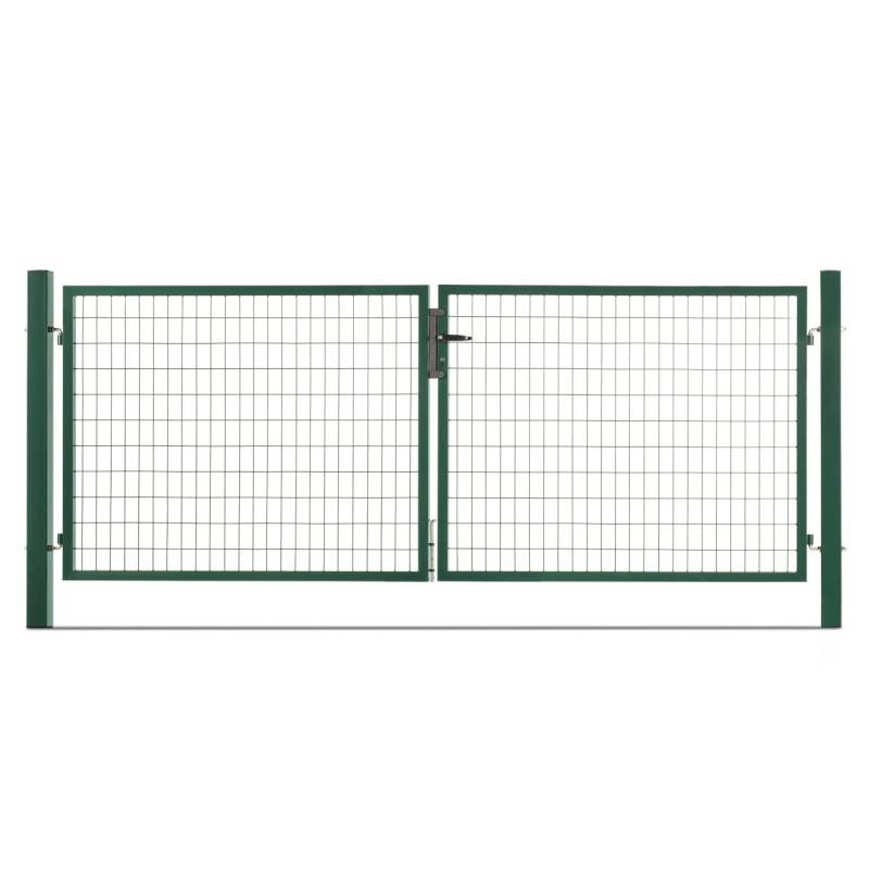 Portail grillagé acier galvanisé L 3m Vert H 1m50 - Easy Clôture - Imagen 1
