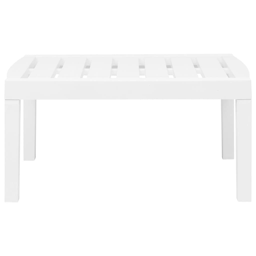 ComfortXL - Salon de Jardin 3 Pièces Plastique Résistant avec Coussins d'Assise pour Balcon et Terrasse Blanc – ComfortXL Outdoor Living - Image 9