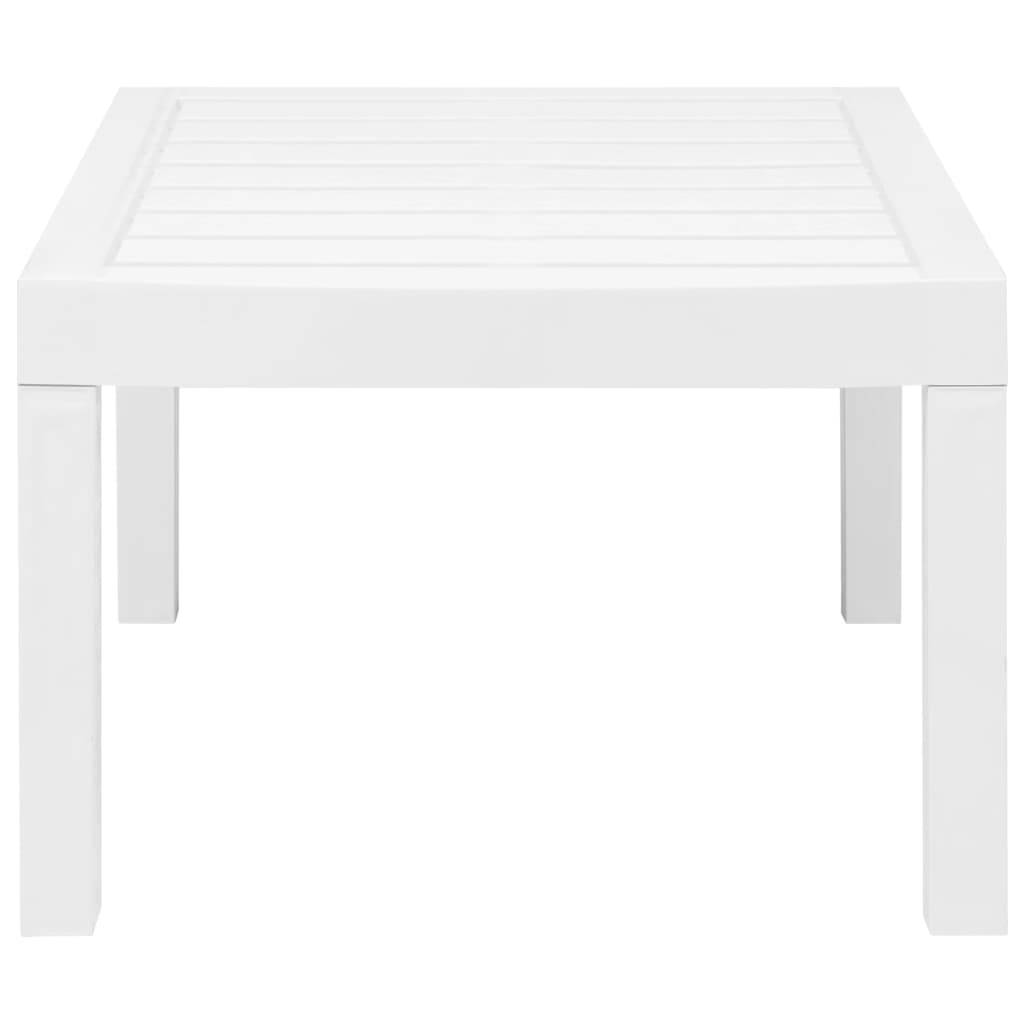 ComfortXL - Salon de Jardin 3 Pièces Plastique Résistant avec Coussins d'Assise pour Balcon et Terrasse Blanc – ComfortXL Outdoor Living - Image 10