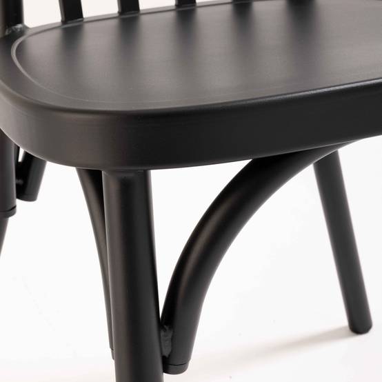 Oviala - Chaise de terrasse en aluminium noire Braga - Oviala - Image 6