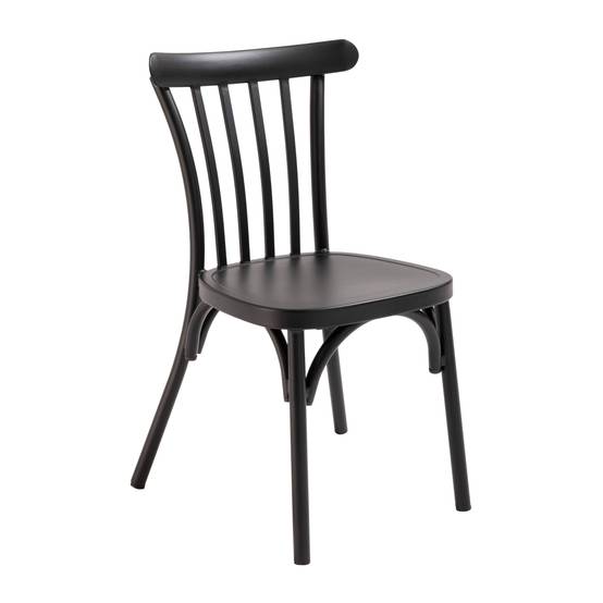 Oviala - Chaise de terrasse en aluminium noire Braga - Oviala - Image 1