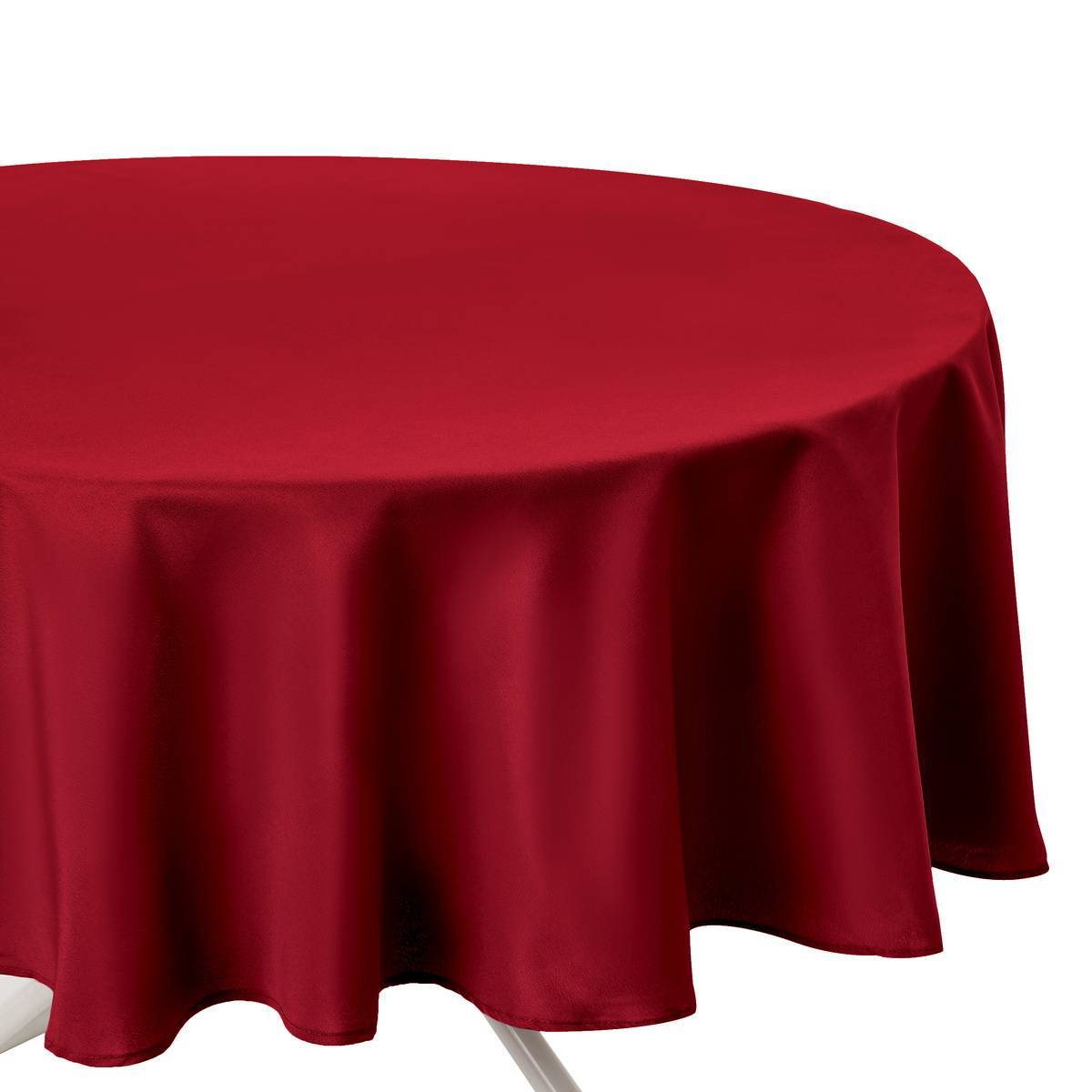 Atmosphera - Nappe anti-tâche rouge D180cm - Atmosphera Créateur d'intérieur - Imagen 1