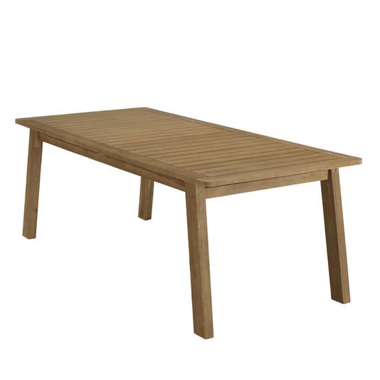 CELESTIN - Salon de jardin bois acacia/cordage synth. beige 6 pers. - Image 5