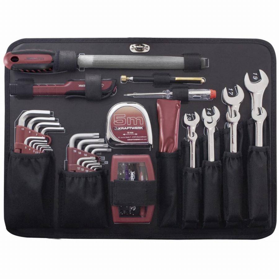Coffret d'outils Pro-Line KRAFTWERK 264 pièces + perceuse visseuse BOSCH 1/4' 1/2' - 3949 - Imagen 3