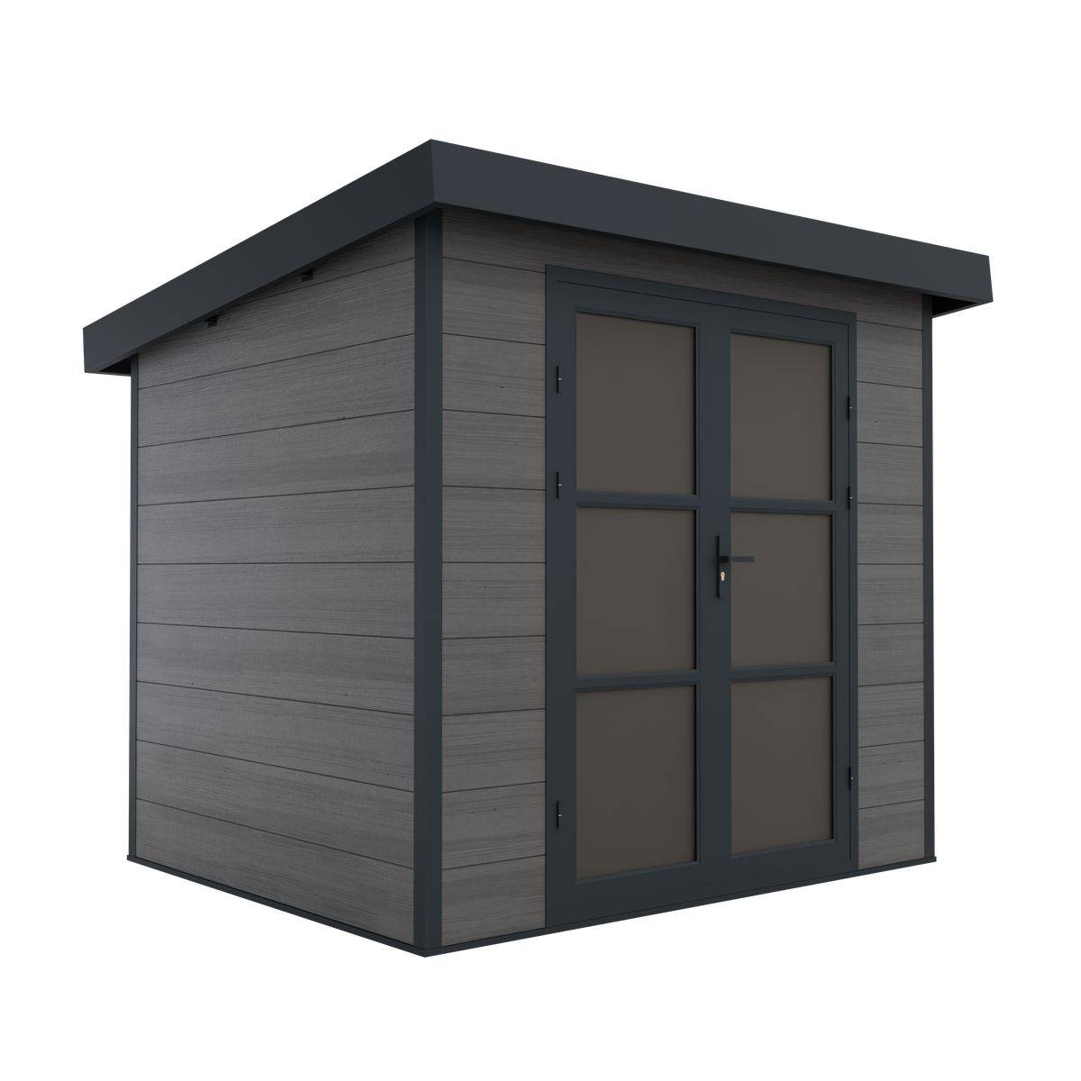 Direct Abris - Abri de Jardin Composite ALMA - 5m2 - Gris - Cabane de jardin - Image 3