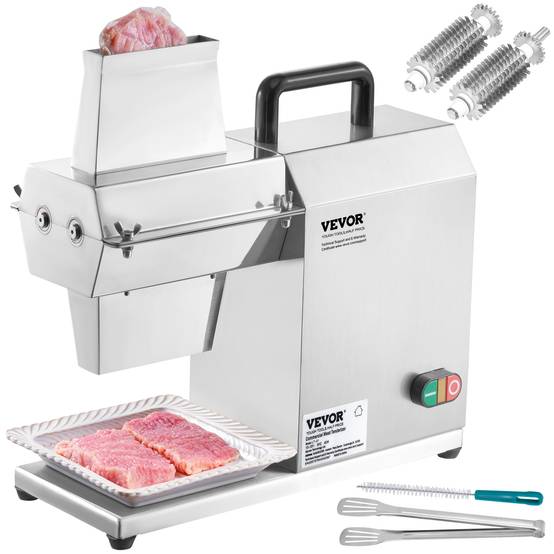 Vevor - VEVOR Attendrisseur de Viande Commerciale Électrique en Inox 450 W avec 54 Lames - Image 1
