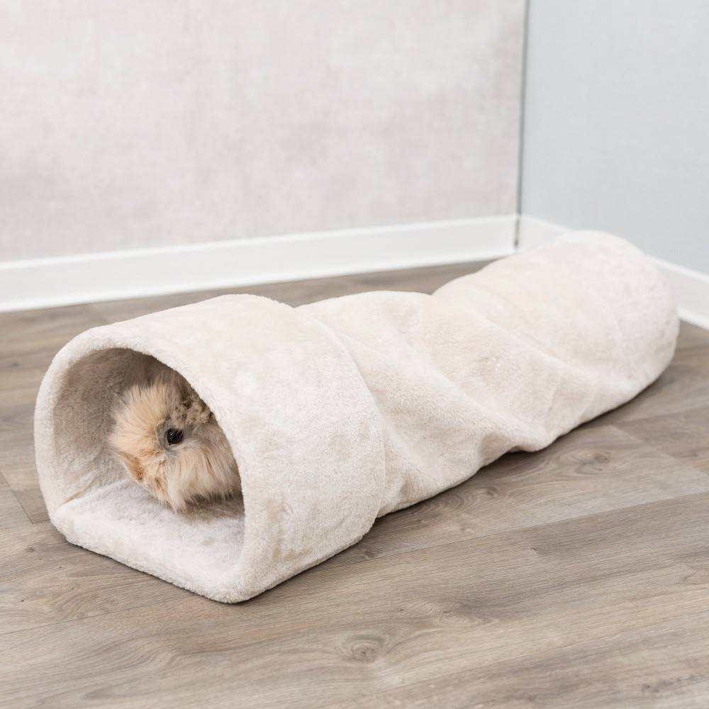 Trixie - Tunnel douillet  27 × 21 × 80 cm, pour lapin ou cochon d'inde. - Imagen 4