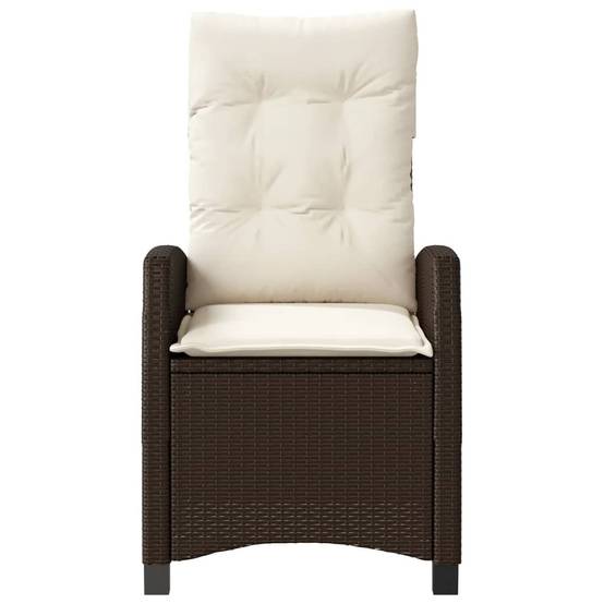 Fauteuils de Jardin Relax Résine Tressée Dossier Inclinable pour Balcon Lot de 2 Marron – ComfortXL Outdoor Living - Image 5