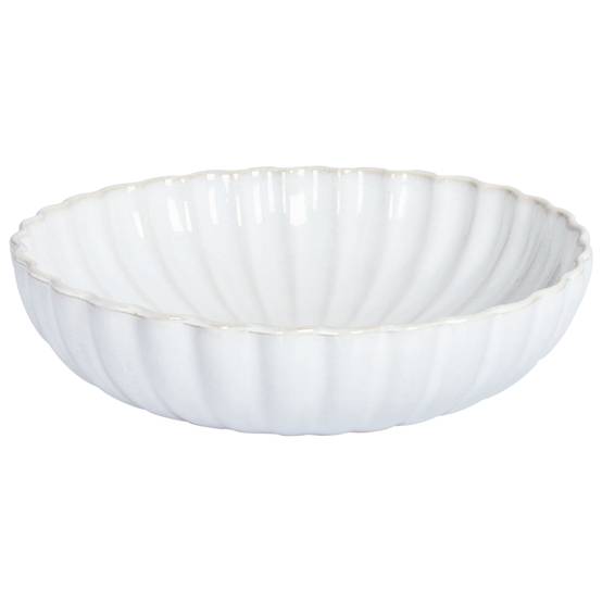 Beliani - Assiettes et bols Grès Blanc cassé NETTLE - 20x20x6- Beliani - Image 4