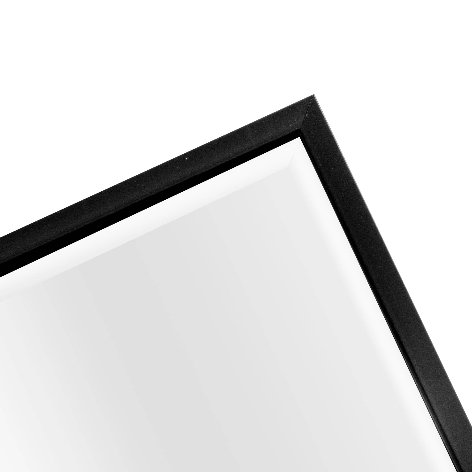 Helloshop26 - Miroir mural rectangulaire 102 x 52 cm noir - Image 5