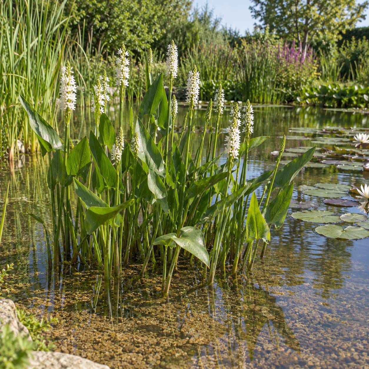 Pontédérie blanche - Pontederia cordata 'Alba' - Image 2