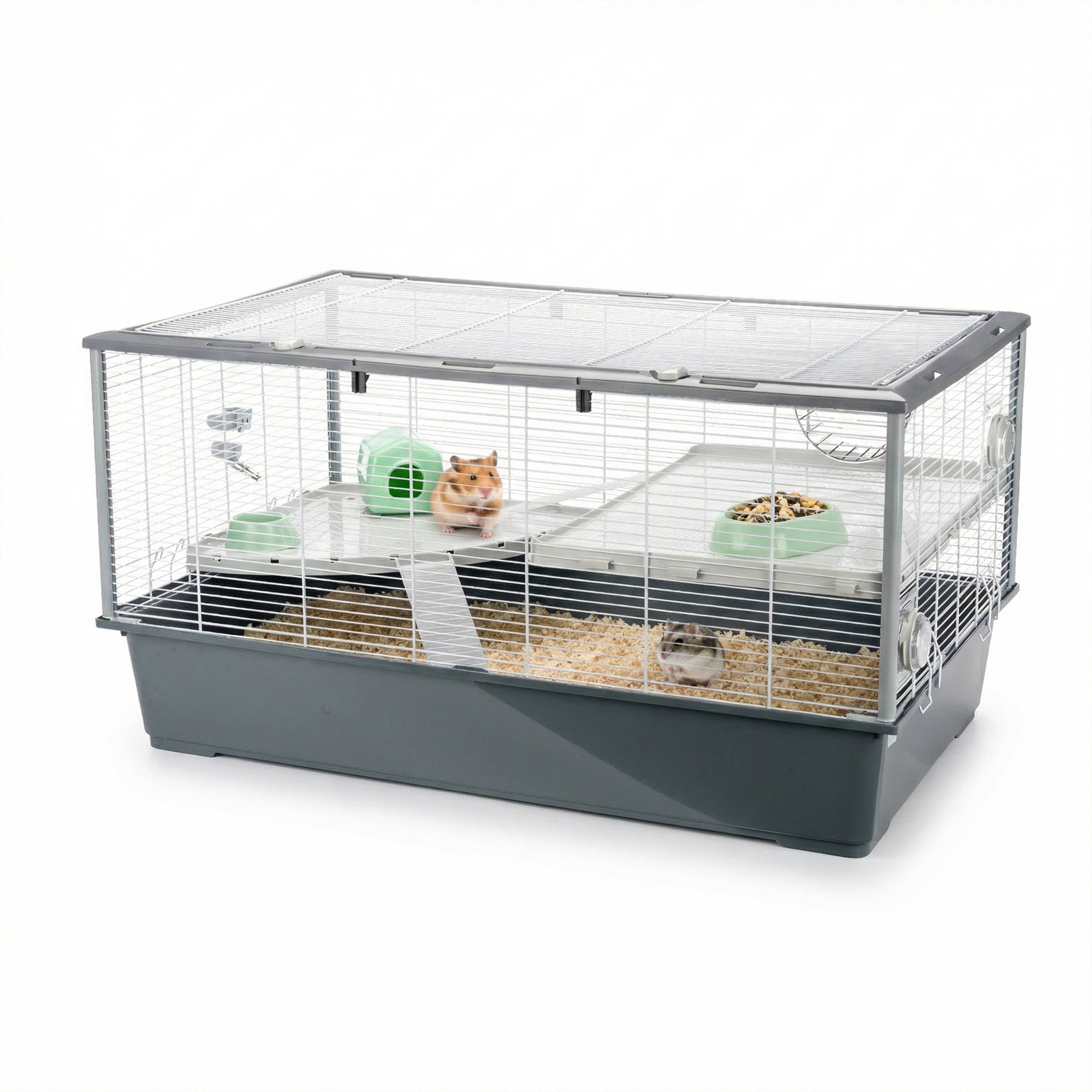 Ferplast - Cage à hamsters Ferplast Criceti 100 spacieuse accessoirisée robuste plusieurs niveaux - Imagen 4