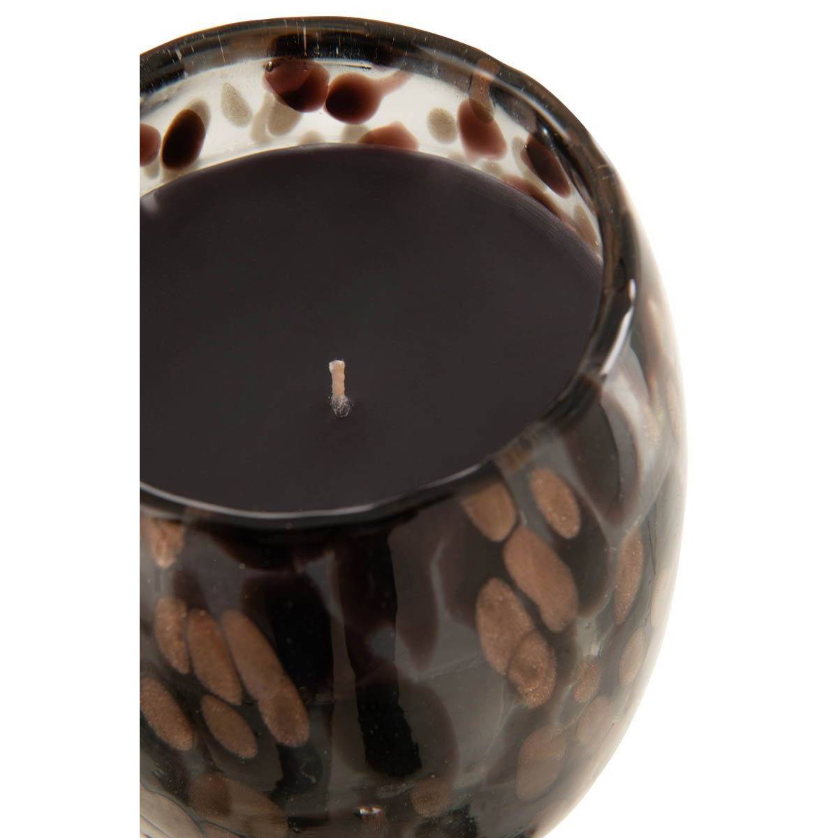 Bougie Parfumée "Laura" 13cm Leather & Leaves - Imagen 2