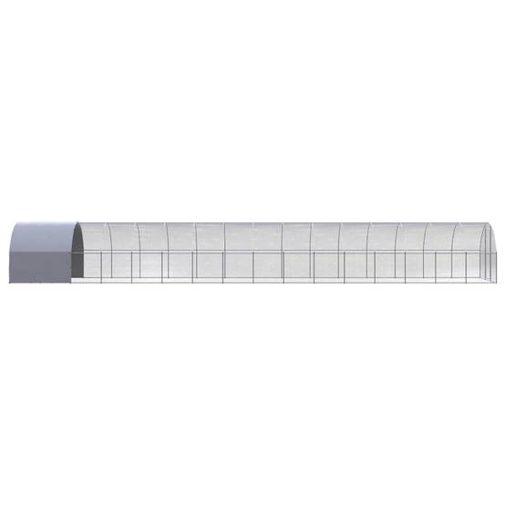 Vidaxl - Poulailler d'extérieur 3x16x2 m Acier galvanisé vidaXL 3095478 - Image 5