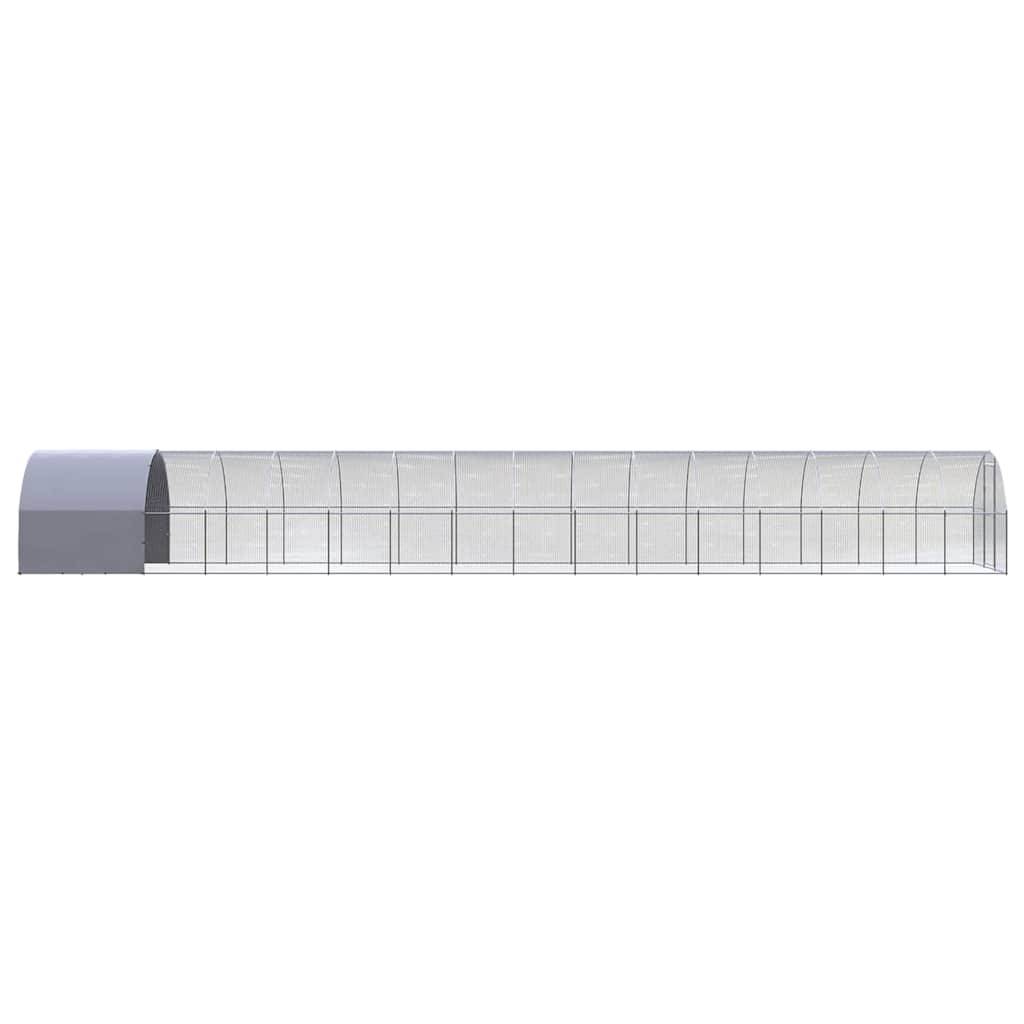 Vidaxl - Poulailler d'extérieur 3x16x2 m Acier galvanisé vidaXL 3095478 - Image 7