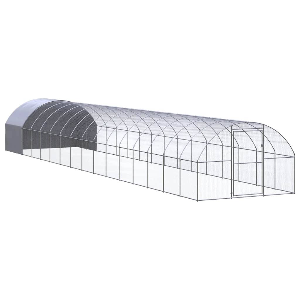 Vidaxl - Poulailler d'extérieur 3x16x2 m Acier galvanisé vidaXL 3095478