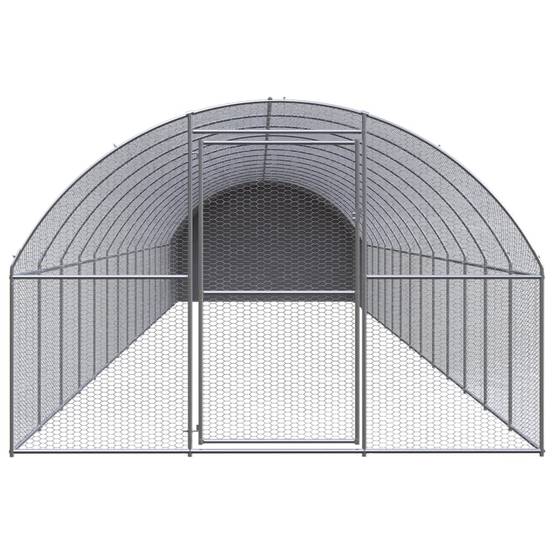 Vidaxl - Poulailler d'extérieur 3x16x2 m Acier galvanisé vidaXL 3095478 - Image 2