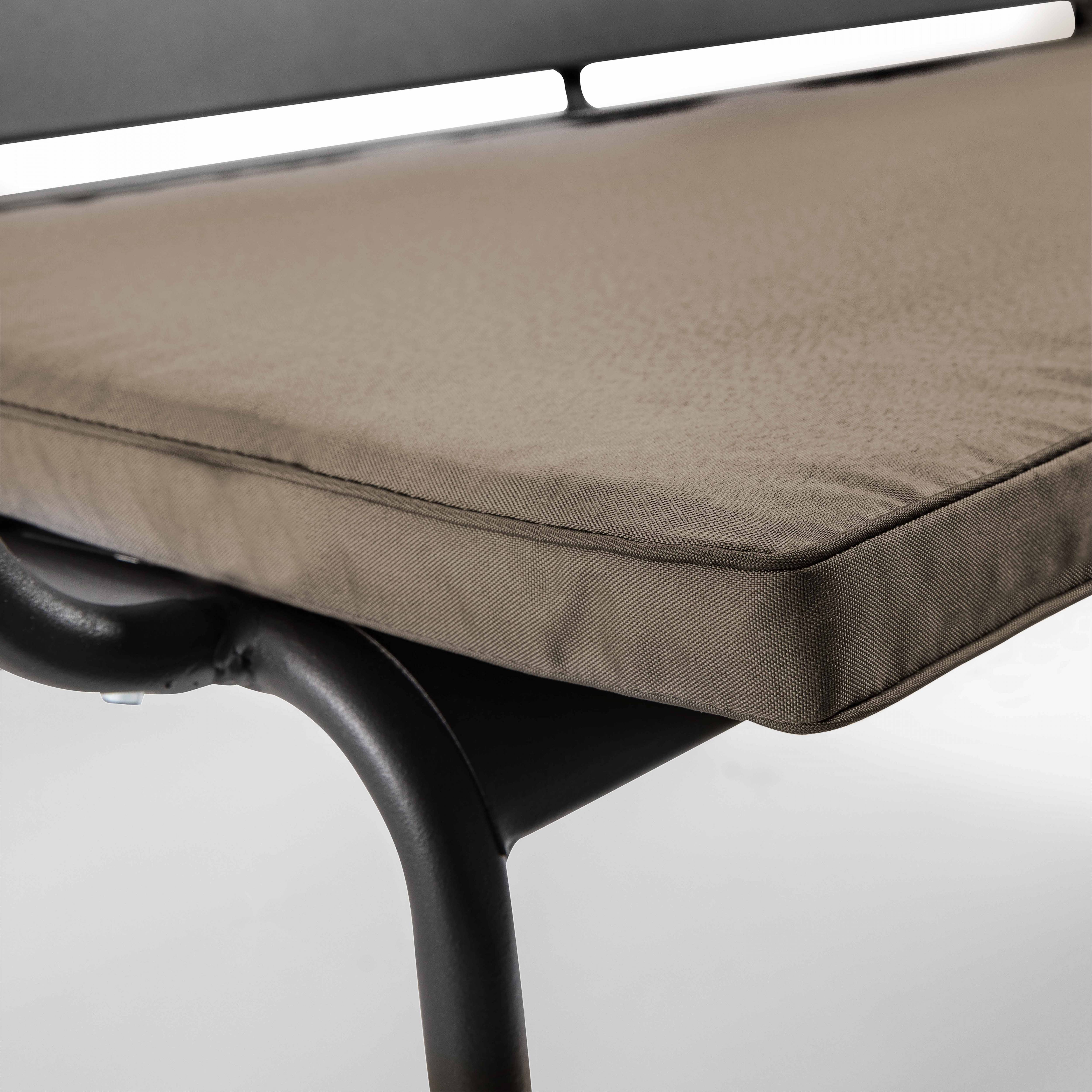 Oviala - Coussin pour canapé polyester taupe Pisco - Oviala - Imagen 2