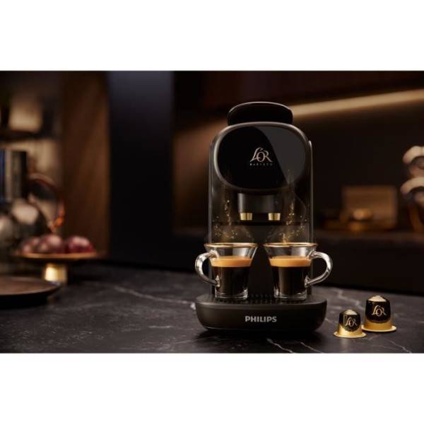 Philips - Machine a Cafe  a capsules doubles - PHILIPS - L'Or Barista Sublime - LM9012/65 - Noir + 50 capsules incluses - Image 5