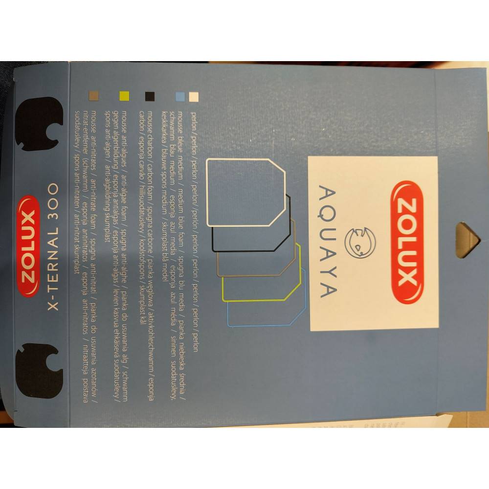 Zolux - Filtre pour pompe x-ternal 300, filtre XT 300 C mousse charbon x 2. pour aquarium. - Image 4