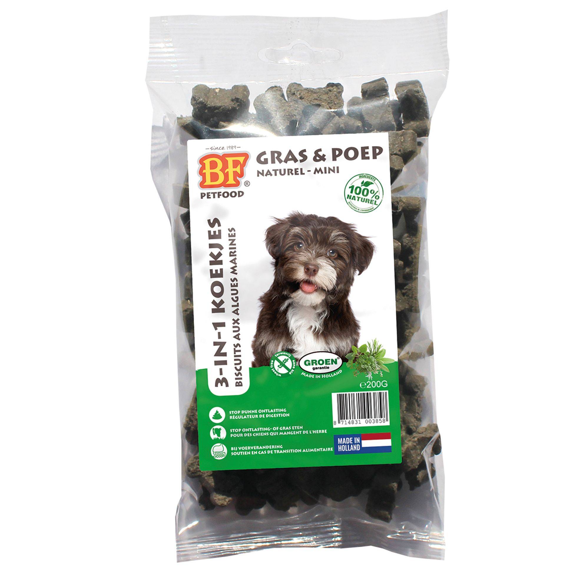 Mini biscuits aux algues marines : 200 g BIOFOOD