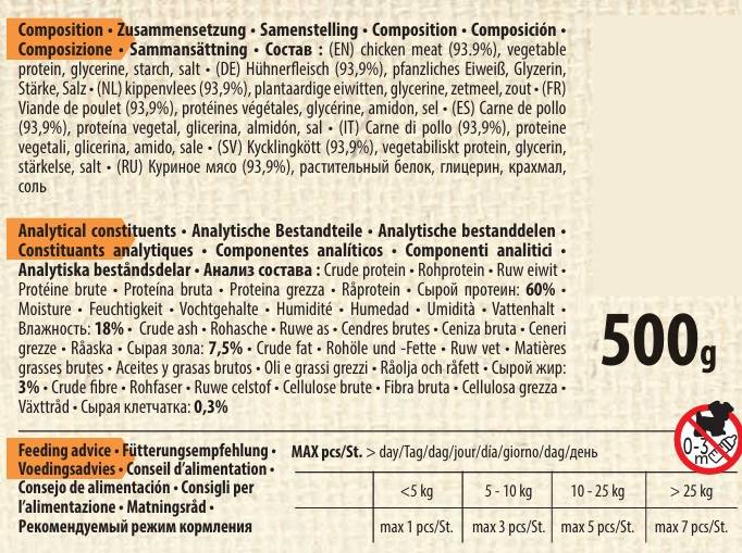 Friandise chien  Lanières avec poulet - Image 3
