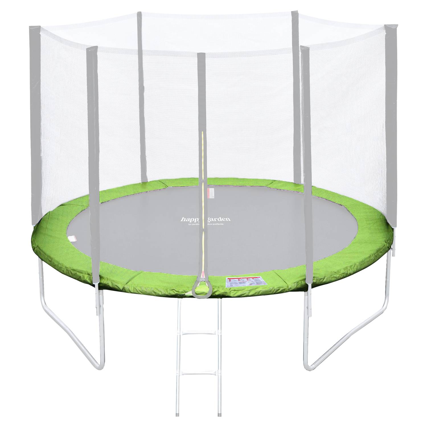 Matelas de protection réversible pour trampoline Ø305cm ADELAÏDE - vert/bleu - HAPPY GARDEN - Imagen 5
