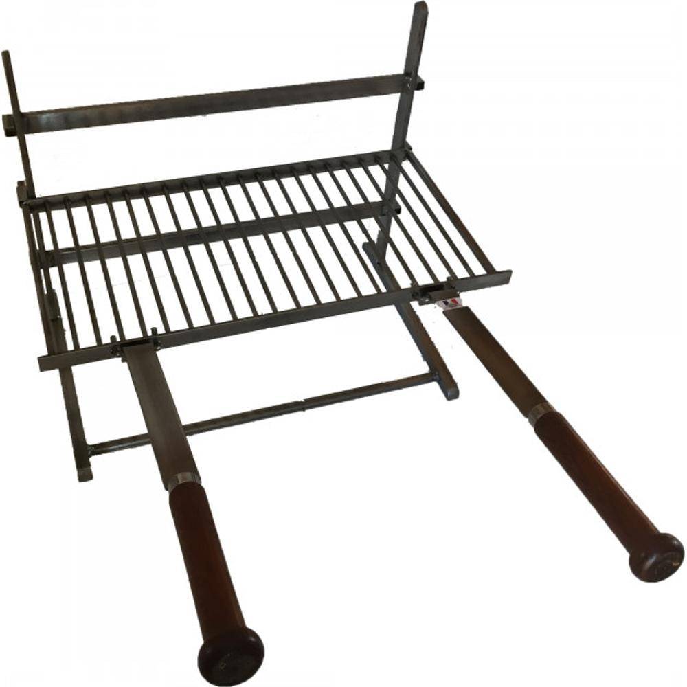 Ensemble grille barbecue de cheminée Forge de Rodez 3 étages 50 cm - Imagen 3