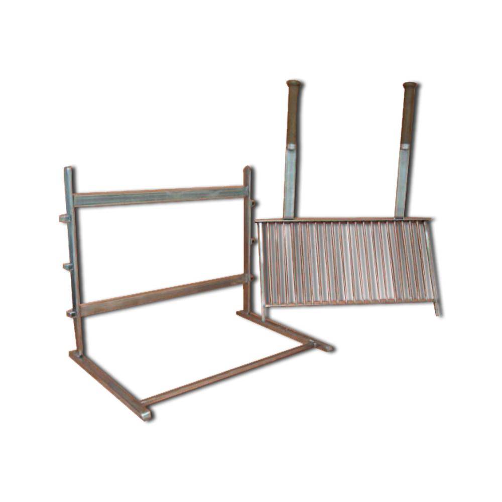 Ensemble grille barbecue de cheminée Forge de Rodez 3 étages 50 cm - Imagen 2