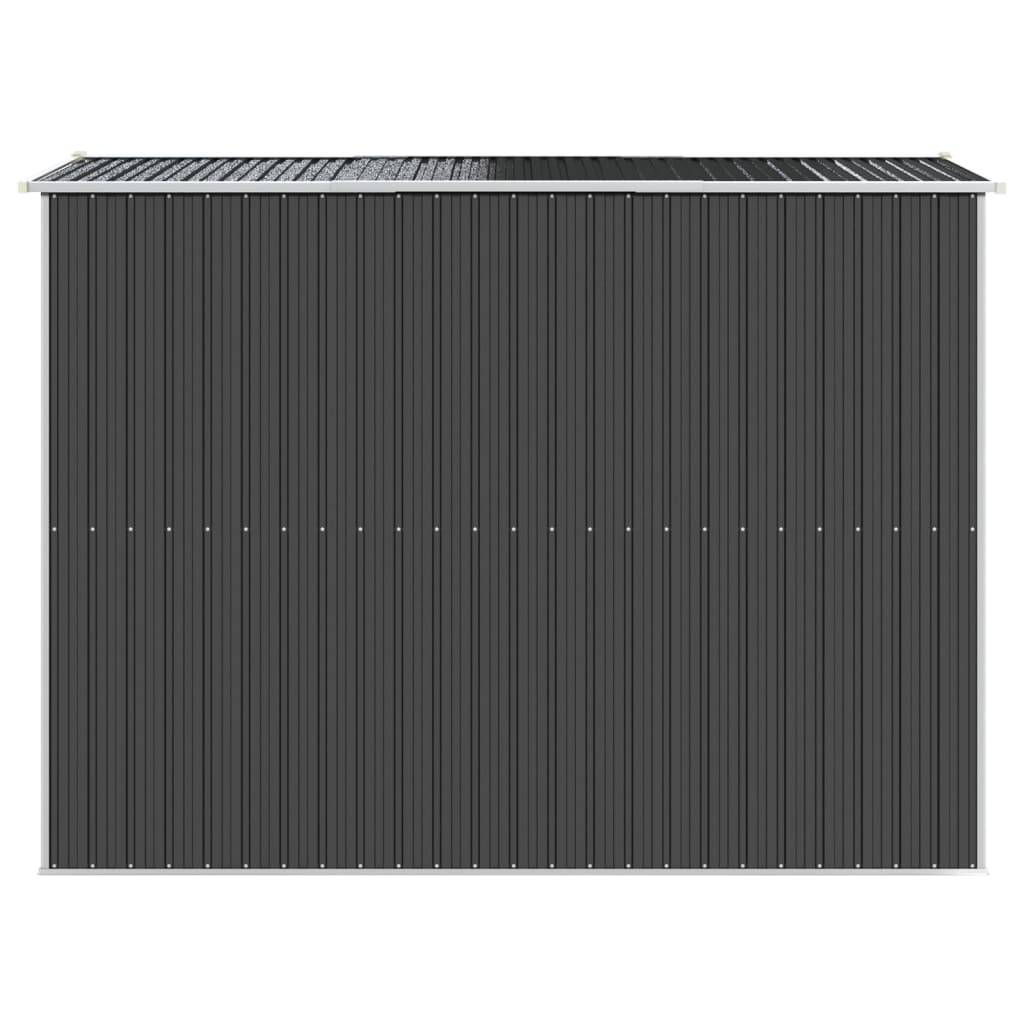 PANGIVO - Abri de jardin avec porte coulissante - Acier galvanisé anthracite - 192x274x223 cm - Surface au sol 5,26m² - PANGIVO - Image 6