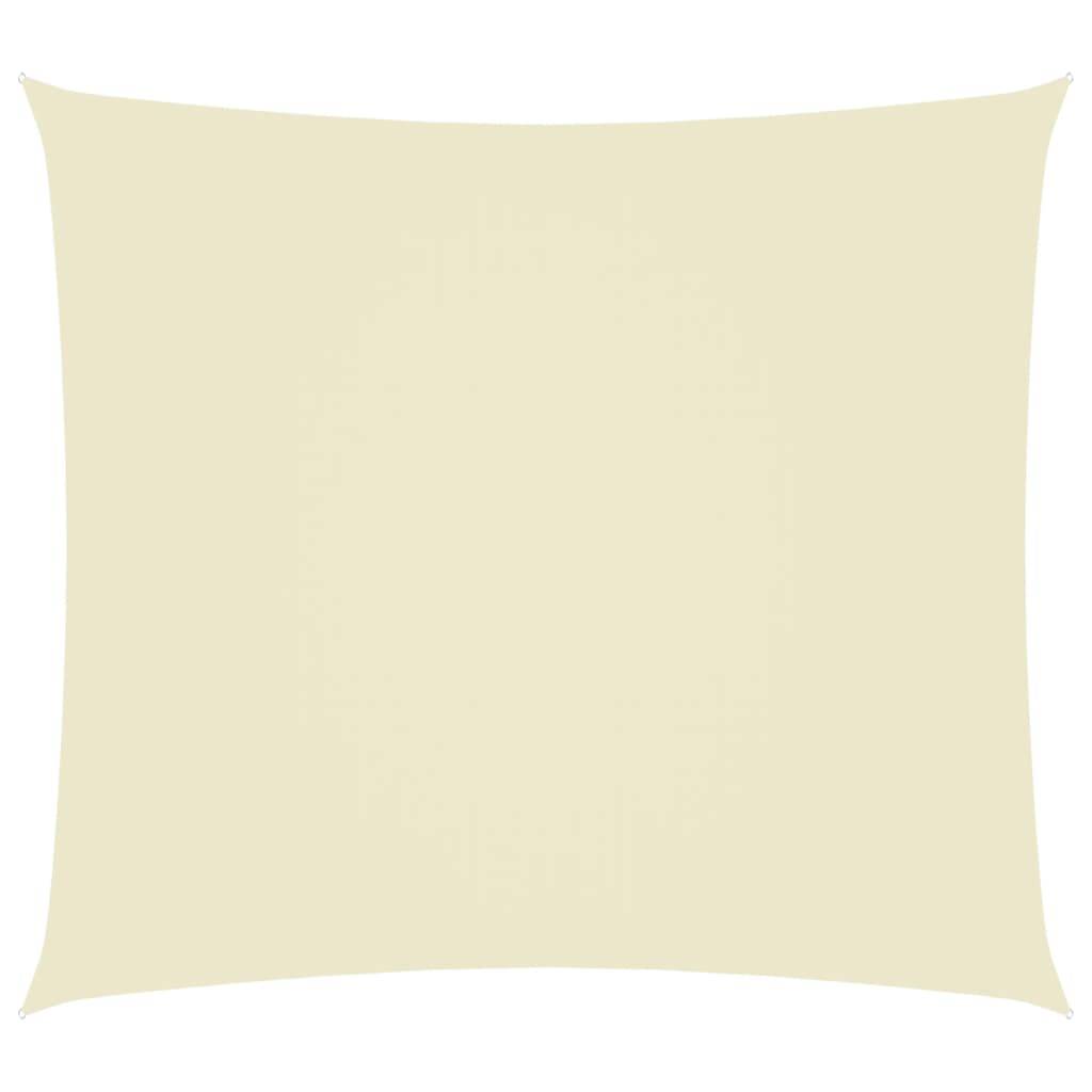 Helloshop26 - Voile toile d'ombrage parasol tissu oxford rectangulaire 2 x 3,5 m crème - Imagen 1