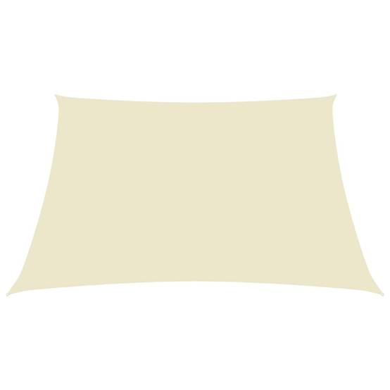 Helloshop26 - Voile toile d'ombrage parasol tissu oxford rectangulaire 2 x 3,5 m crème - Imagen 2