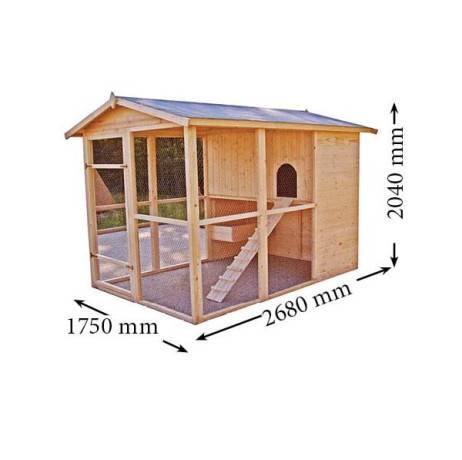 Poulailler en bois Gallus XXL - Imagen 8