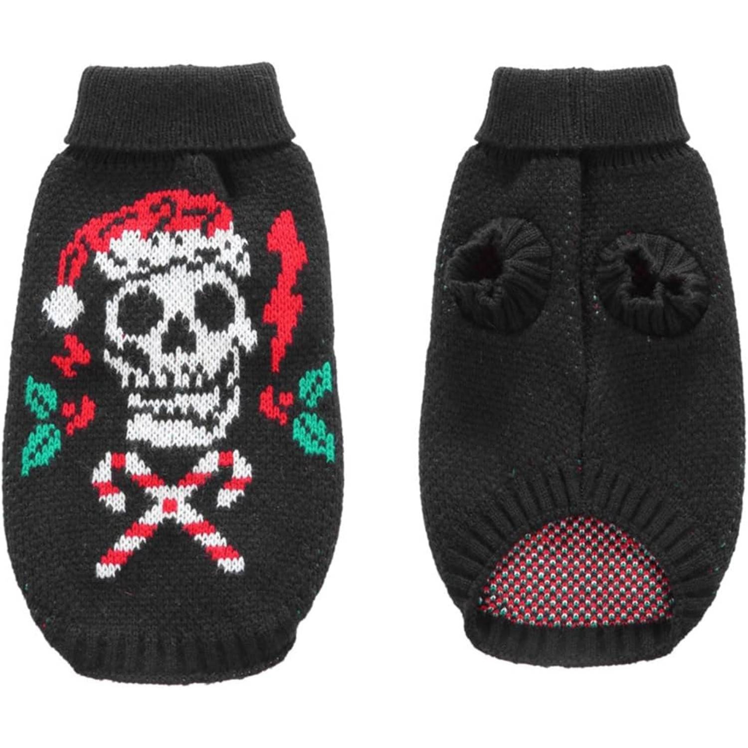 DtopbuyAge - Pull Halloween tête mort chien/chat L DtopbuyAge - Image 3