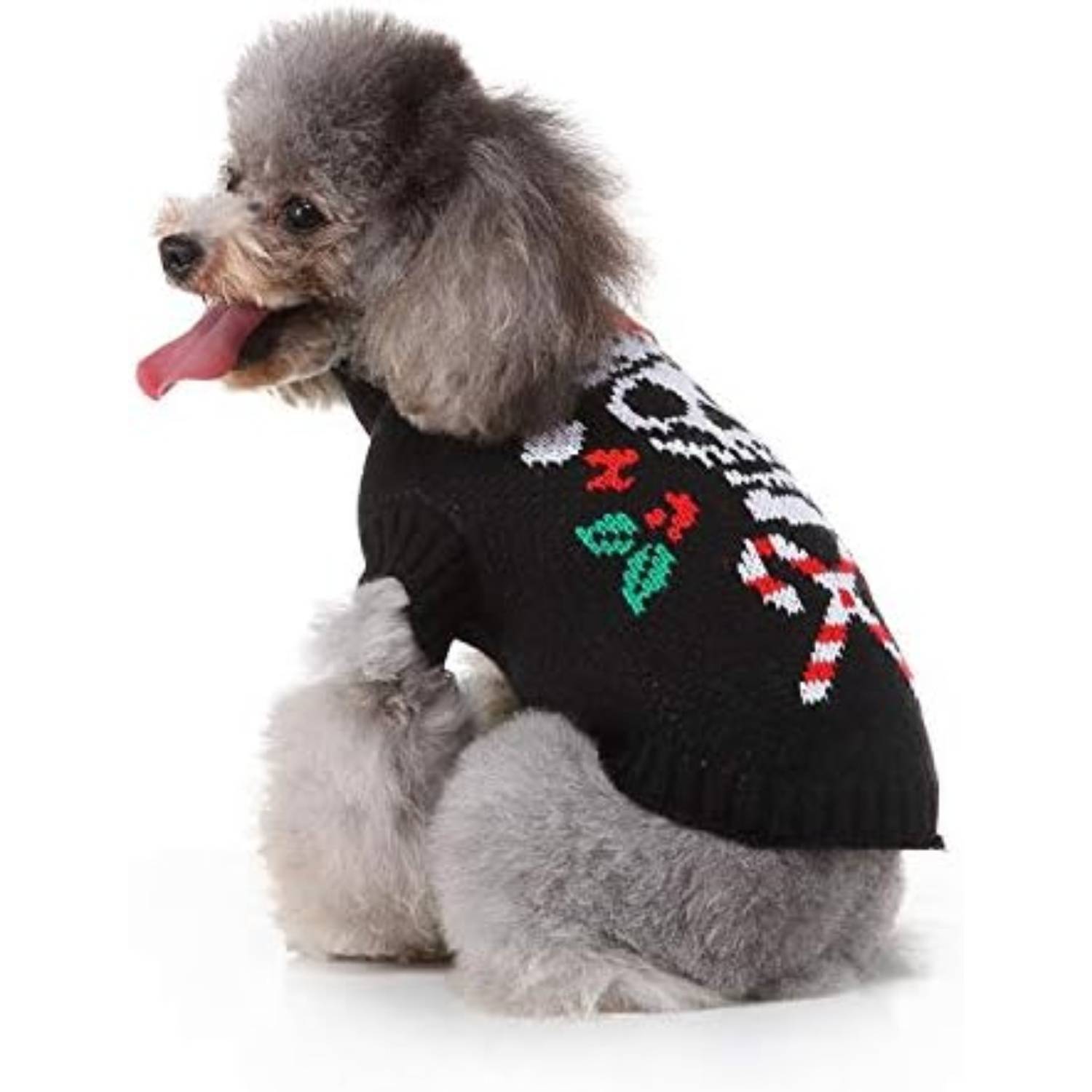 DtopbuyAge - Pull Halloween tête mort chien/chat L DtopbuyAge - Image 4