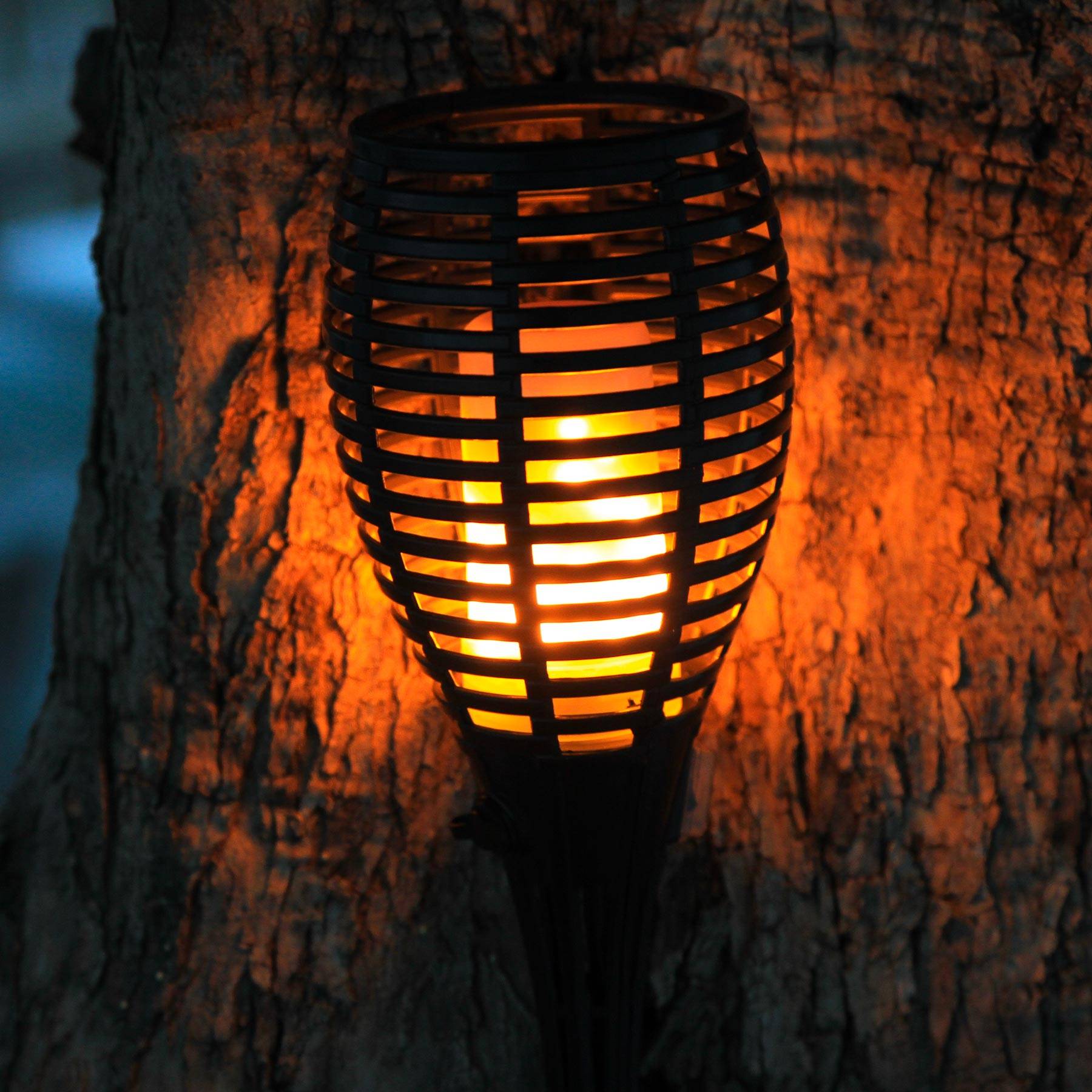 Lumisky - 2 mini torches effet flamme MINI MAITY SUN H70cm - Imagen 5