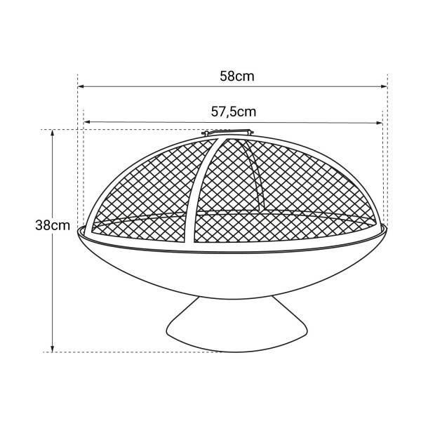 Brasero fonte avec Cloche - JUNTO - Image 4